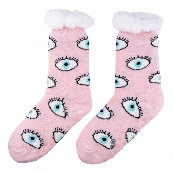 Chaussettes fourrés yeux
