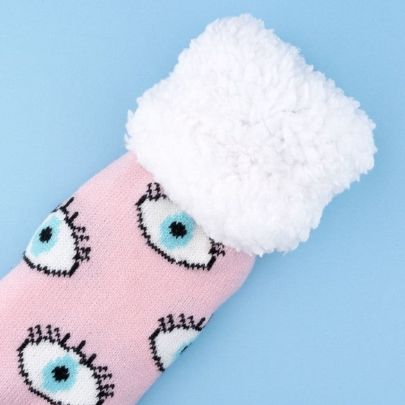Chaussettes fourrés yeux