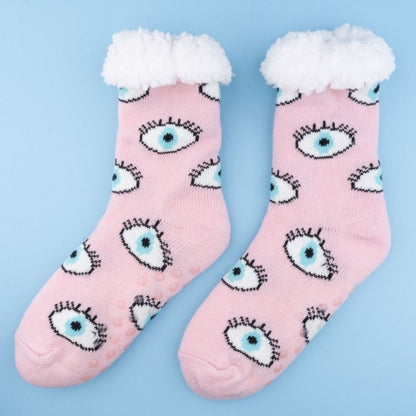 Chaussons fourrés Œil bleu Coucou Suzette – vue complémentaire 4