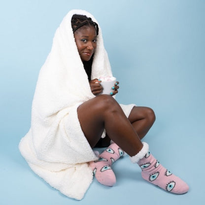 Chaussons fourrés Œil bleu Coucou Suzette – vue complémentaire 5