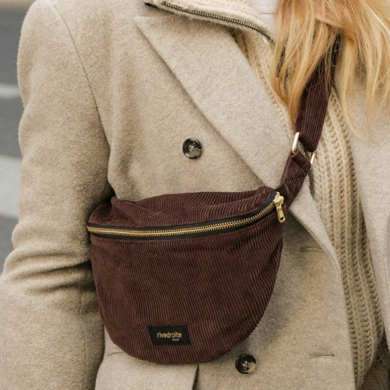 Sac banane Custine velours