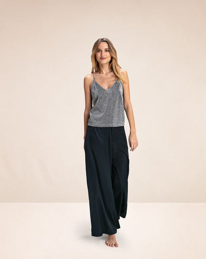 Top Dark dos nu Silver