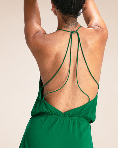 Robe longue Cruz Joly Green