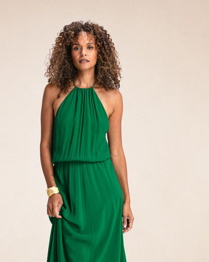 Robe longue Cruz Joly Green