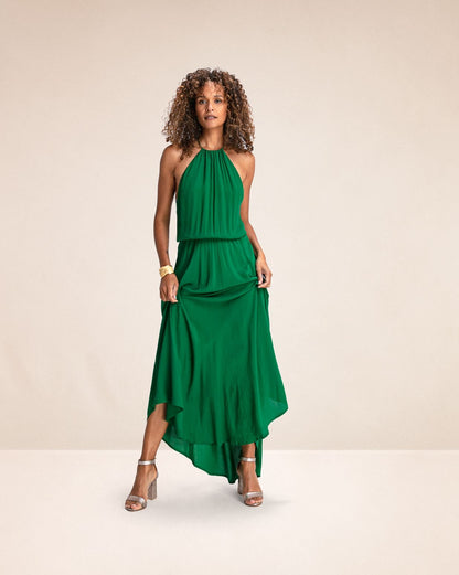 Robe longue Cruz Joly Green