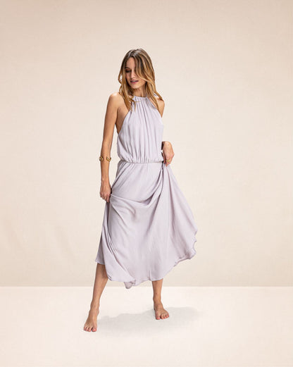 Robe longue Cruz Purple Kir