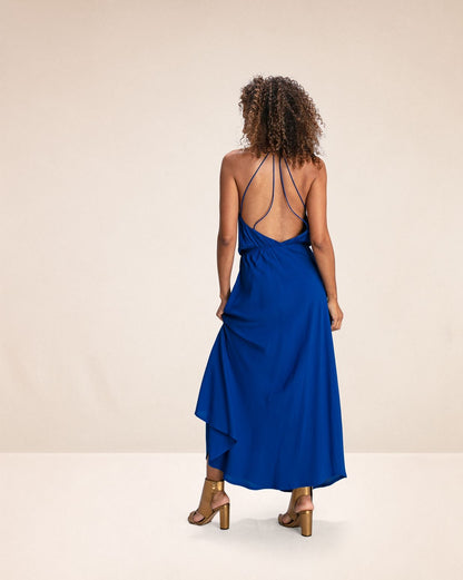 Robe longue Cruz Worker blue