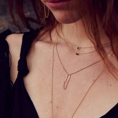 Collier Shadow Silver Night BDM Studio, vue complémentaire 4