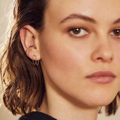 Ear cuff Promesse BDM Studio porté