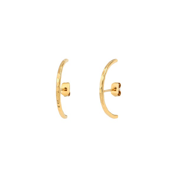 Boucles d’oreilles Illusion puces BDM Studio, packshot sur fond blanc