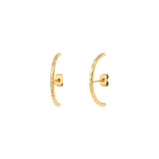 Boucles d’oreilles Illusion puces BDM Studio, packshot sur fond blanc