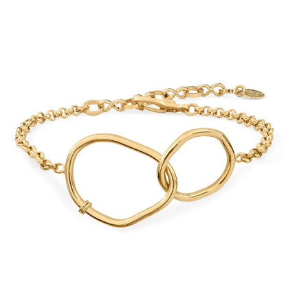 Bracelet Victoire doré BDM Studio, packshot sur fond blanc