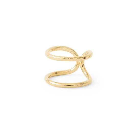 Bague Ève double BDM Studio, packshot sur fond blanc