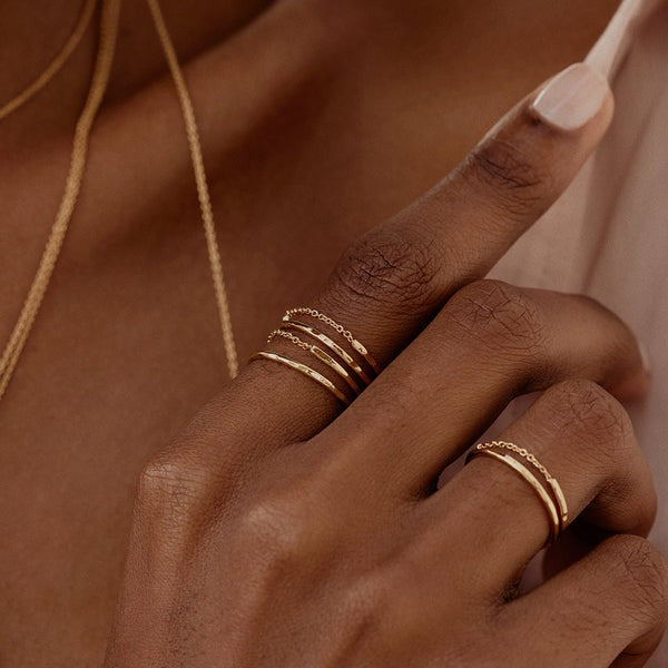 Bague Promesse double