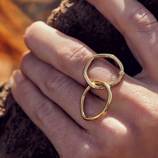 Bague Victoire double