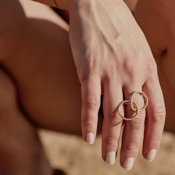 Bague Victoire double