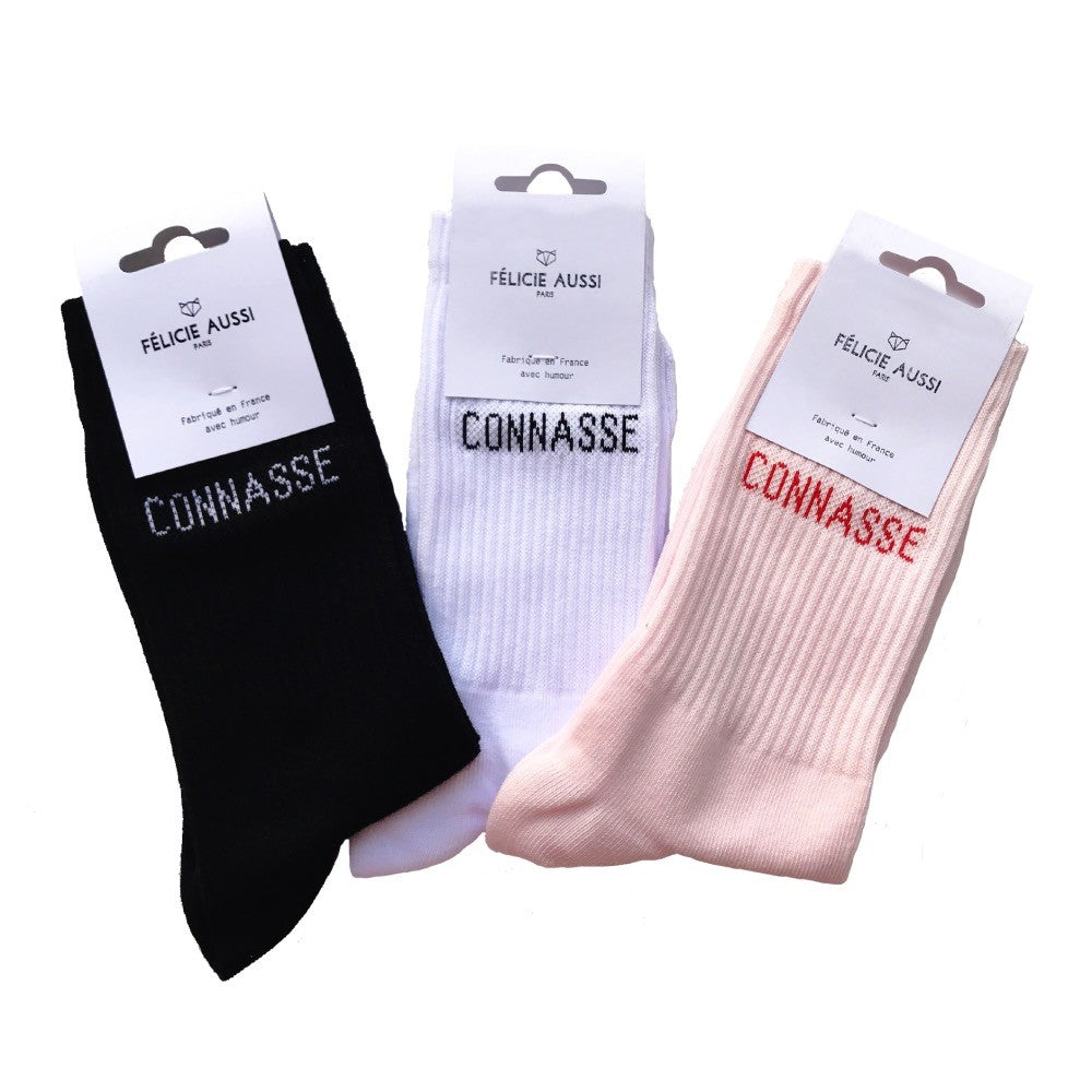 Chaussettes à mots doux 40/45 (au choix)
