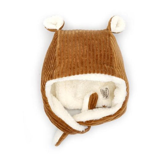 Bonnet bébé doublé en velours (au choix)