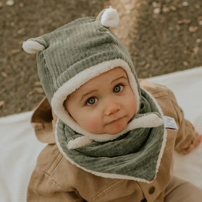Bonnet bébé doublé en velours (au choix) – Rien Que Des Bêtises