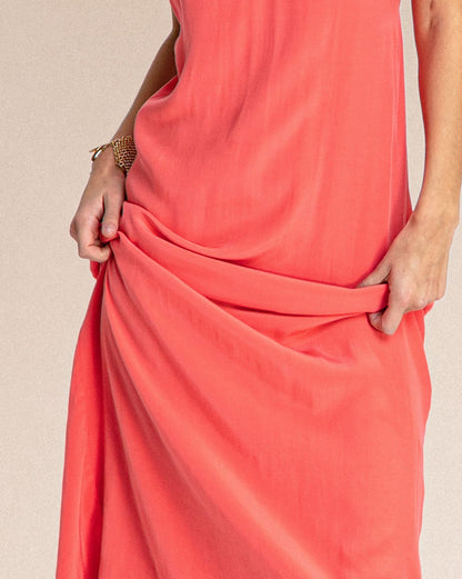 Robe longue Blake rose dragibus