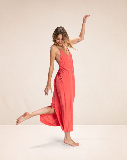 Robe longue Blake rose dragibus