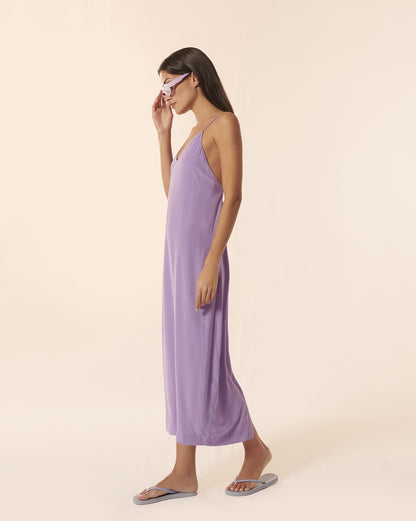 Robe longue Blake violet syrup