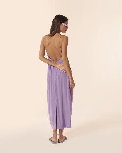 Robe longue Blake violet syrup