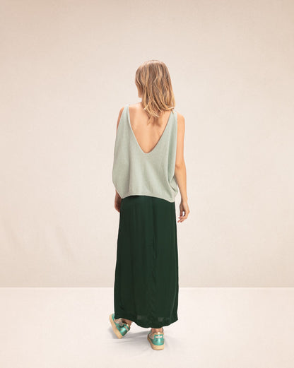 Jupe longue Save HK Green – Karma Koma