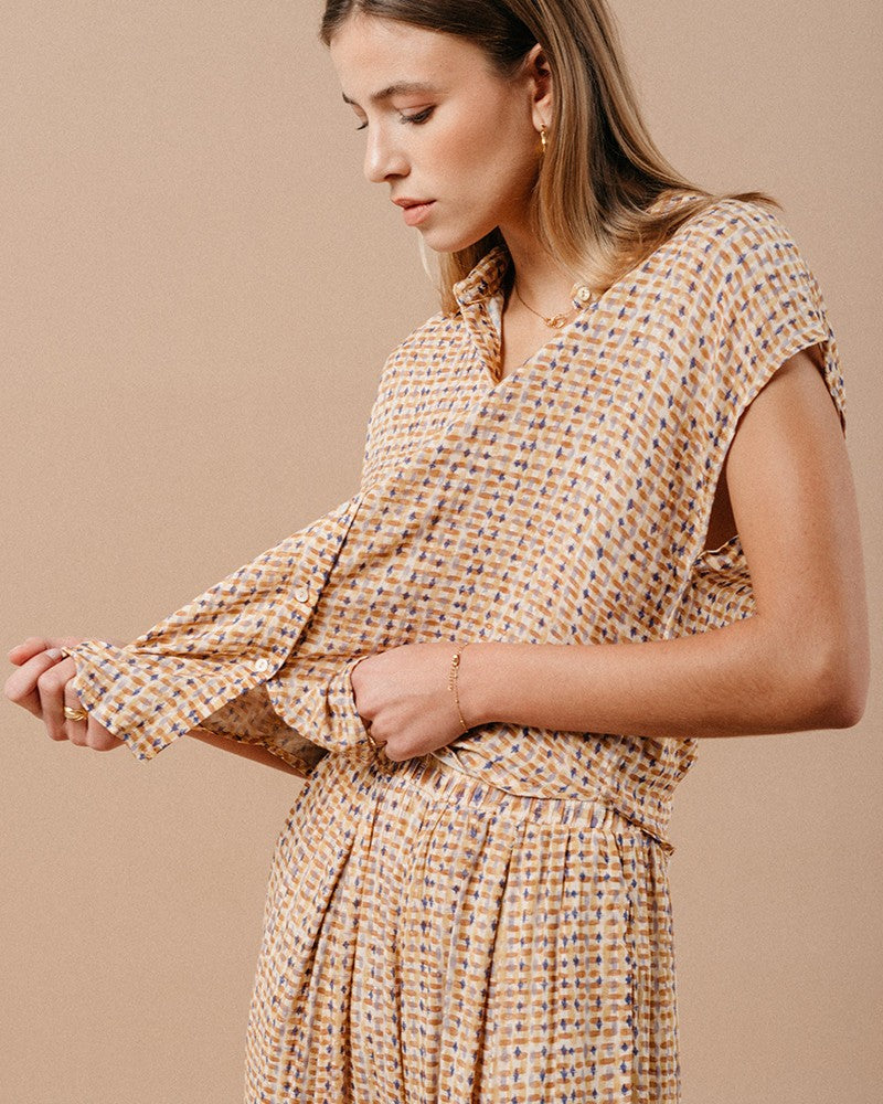 Chemise Matriochka ocre