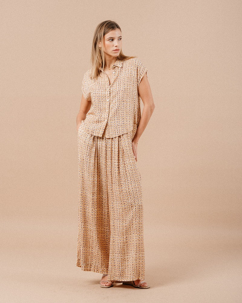 Chemise Matriochka ocre
