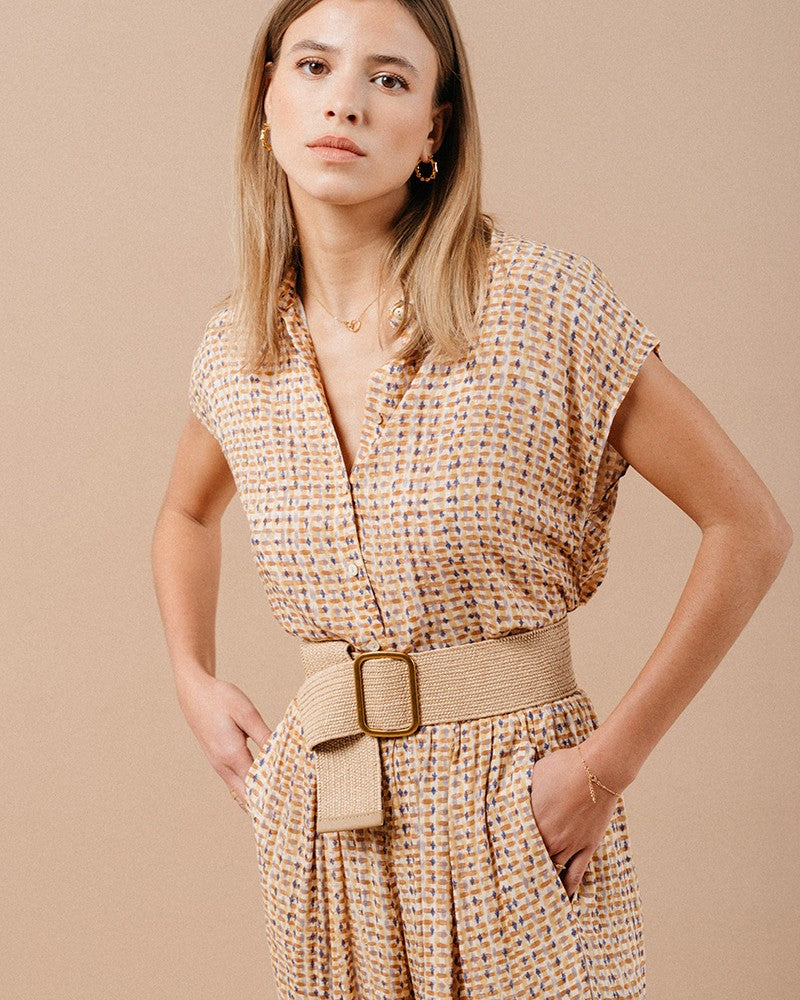 Chemise Matriochka ocre