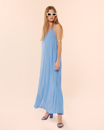 Robe longue Depp Bleu Orezza