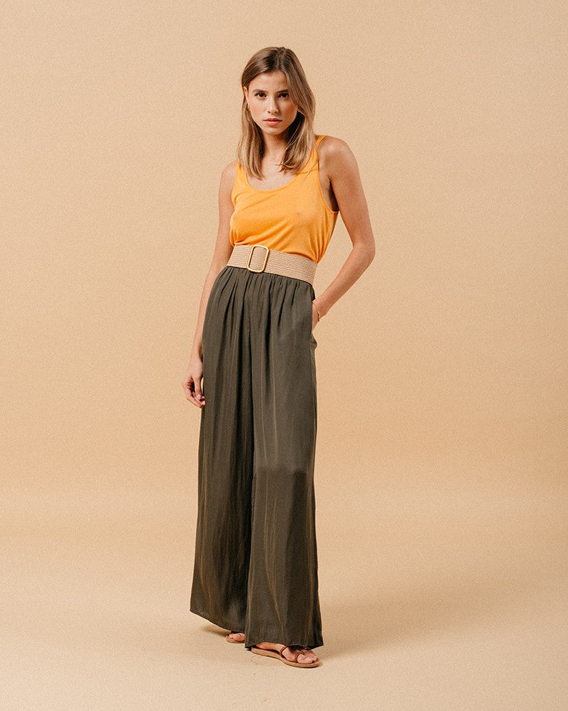 Pantalon Matcha kaki