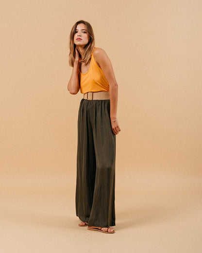 Pantalon Matcha kaki – Grace & Mila