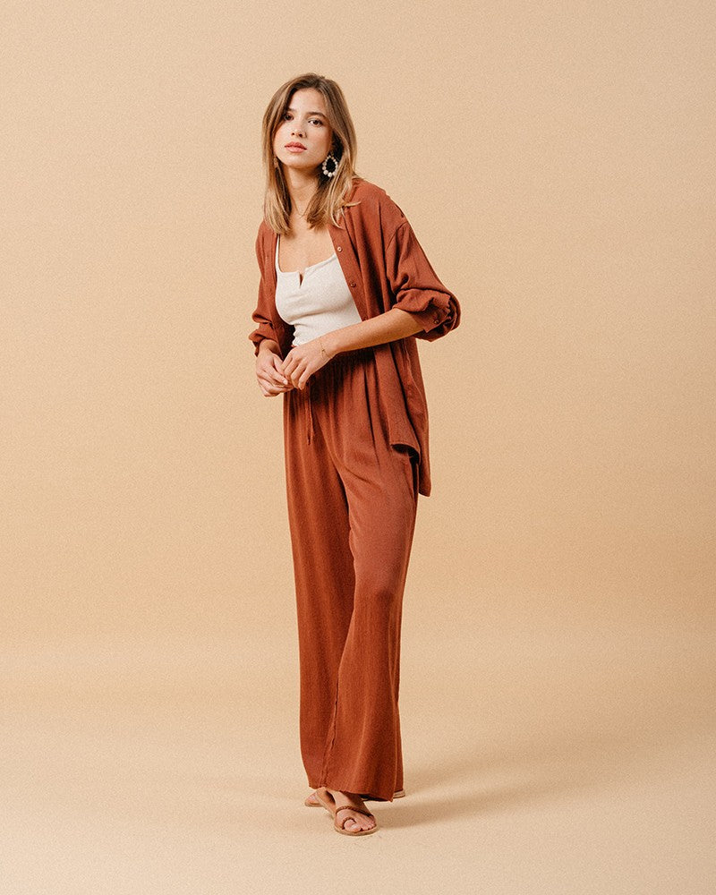 Pantalon Matisse chocolat
