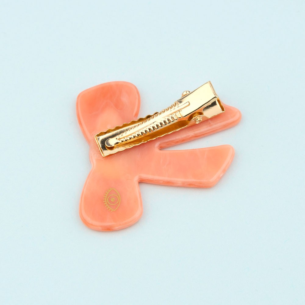 Barrette ruban rose Coucou Suzette