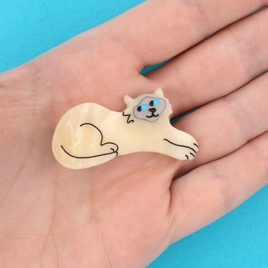 Barrette Chat siamois Coucou Suzette