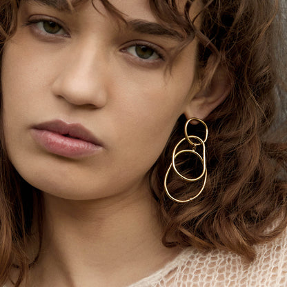Grandes boucles d’oreilles Victoire BDM Studio, vue complémentaire 5