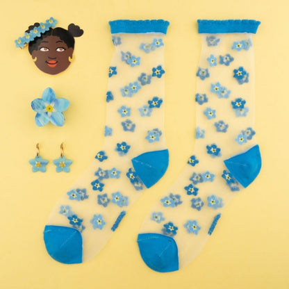 Barrette Myosotis Coucou Suzette