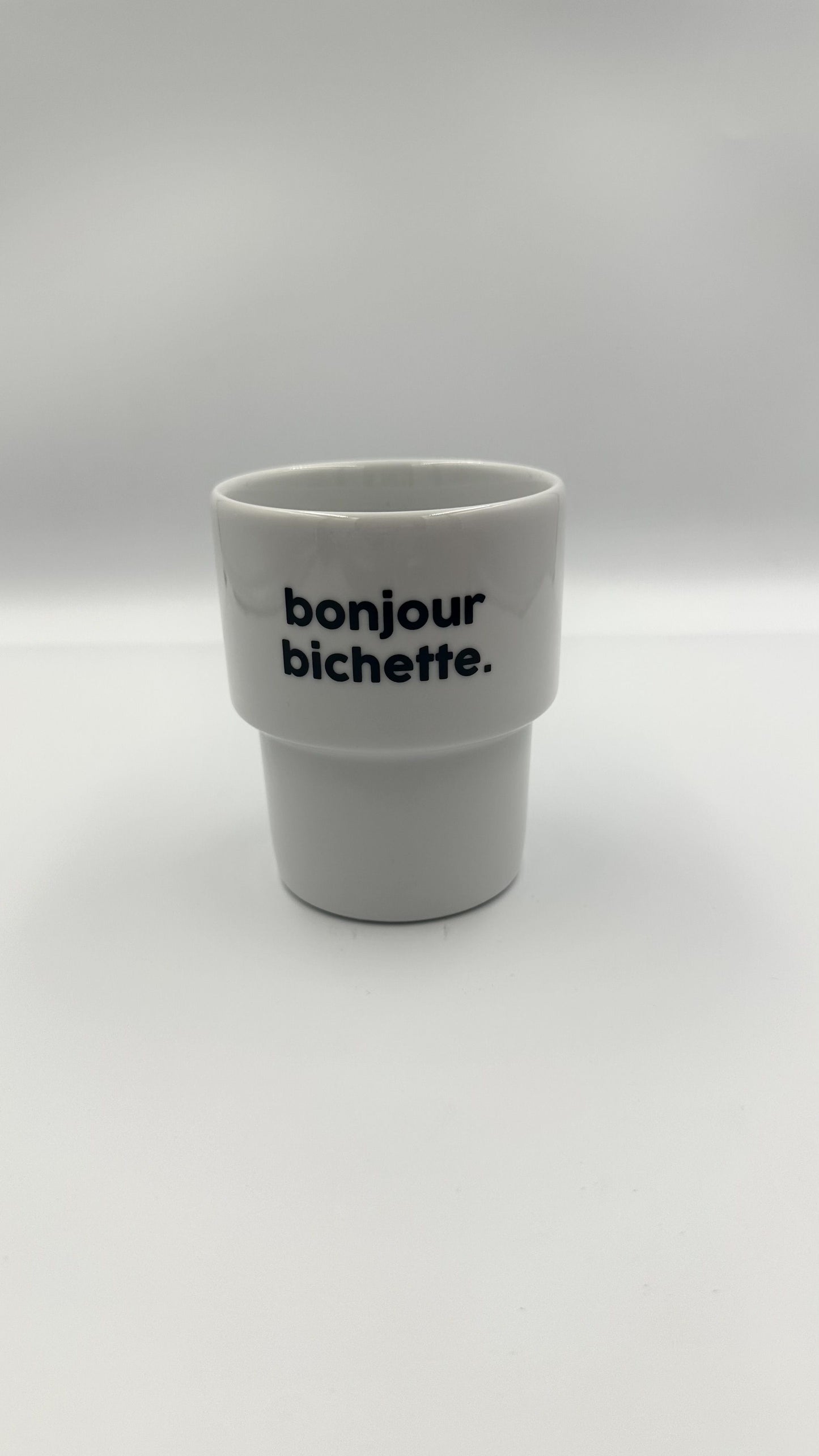 Gobelet "Bonjour..." (au choix)