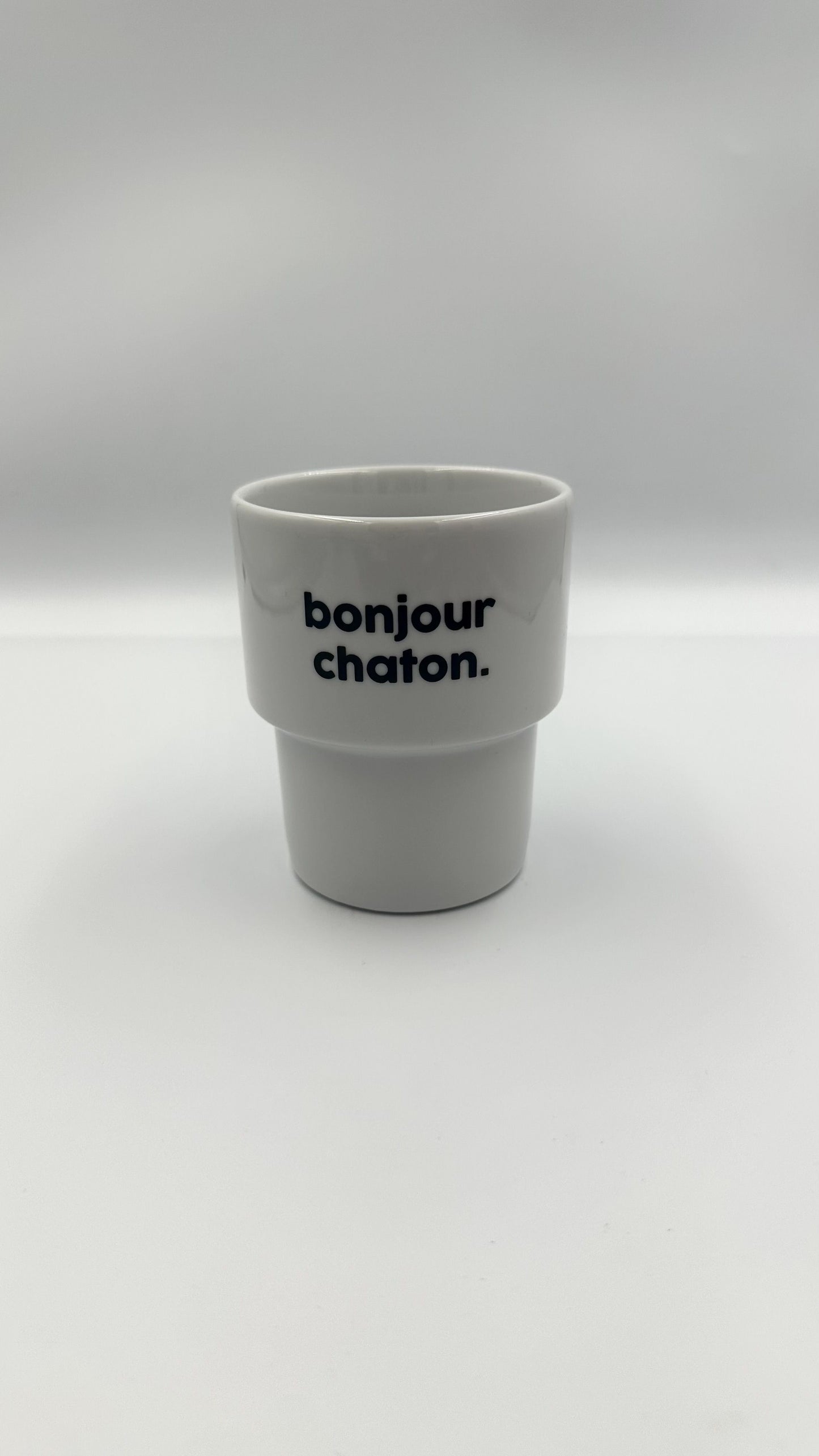 Gobelet "Bonjour..." (au choix)