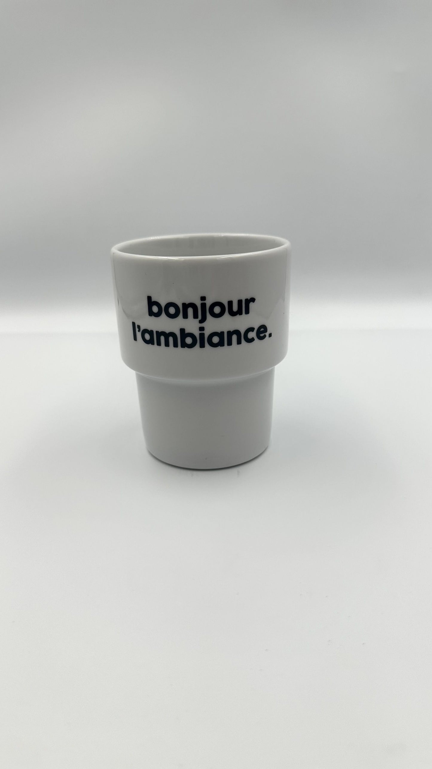 Gobelet "Bonjour..." (au choix)