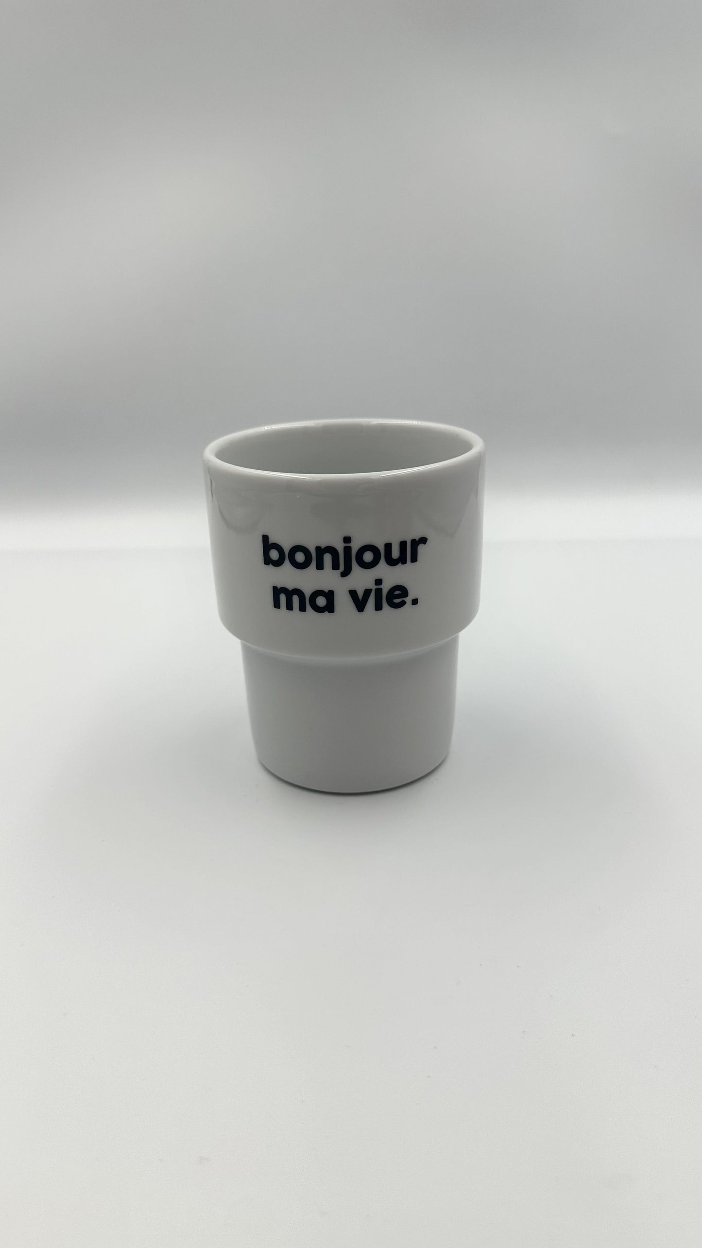 Gobelet "Bonjour..." (au choix)