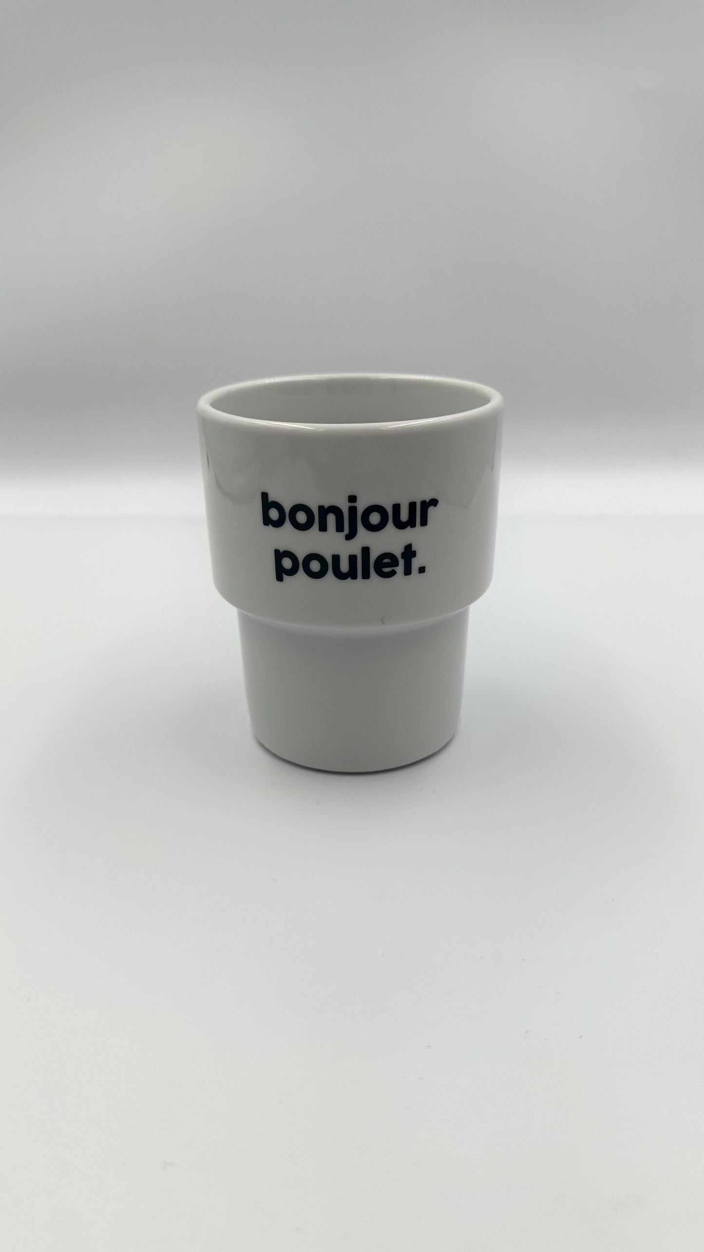 Gobelet "Bonjour..." (au choix)