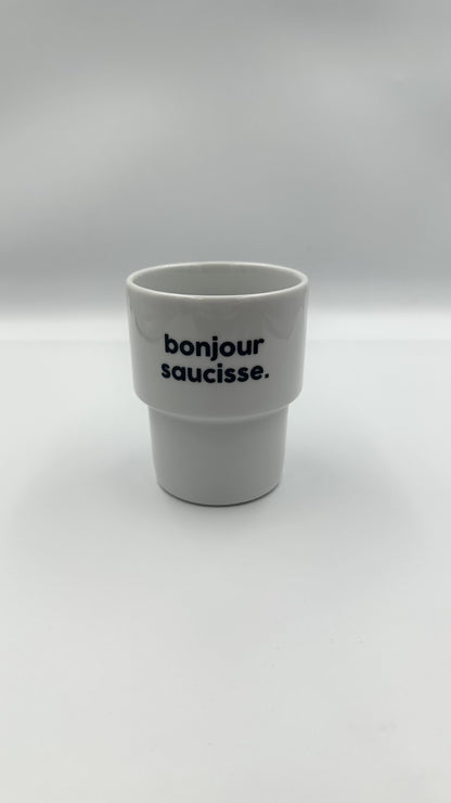 Gobelet Bonjour Saucisse - Félicie Aussi - photo 2