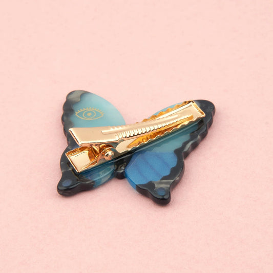 Barrette Papillon bleu Coucou Suzette
