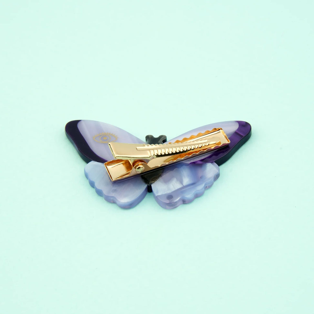Barrette Papillon mauve Coucou Suzette