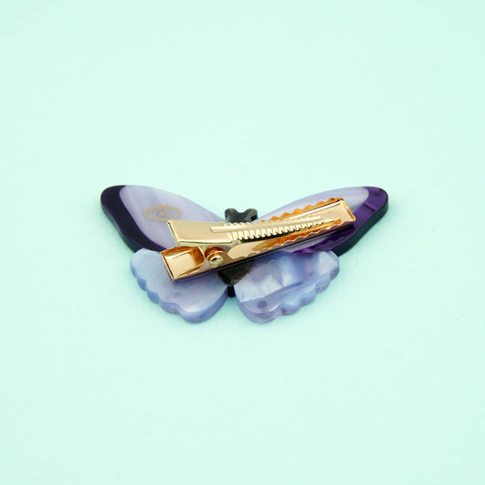 Barrette Papillon mauve Coucou Suzette