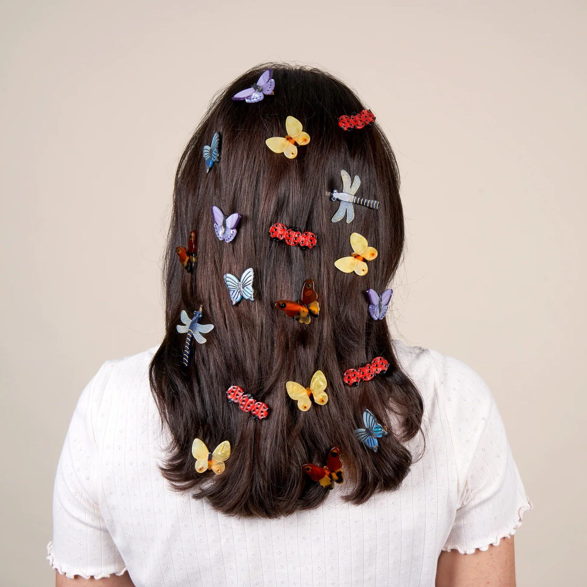 Barrette Papillon mauve Coucou Suzette