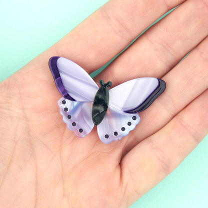 Barrette Papillon mauve Coucou Suzette